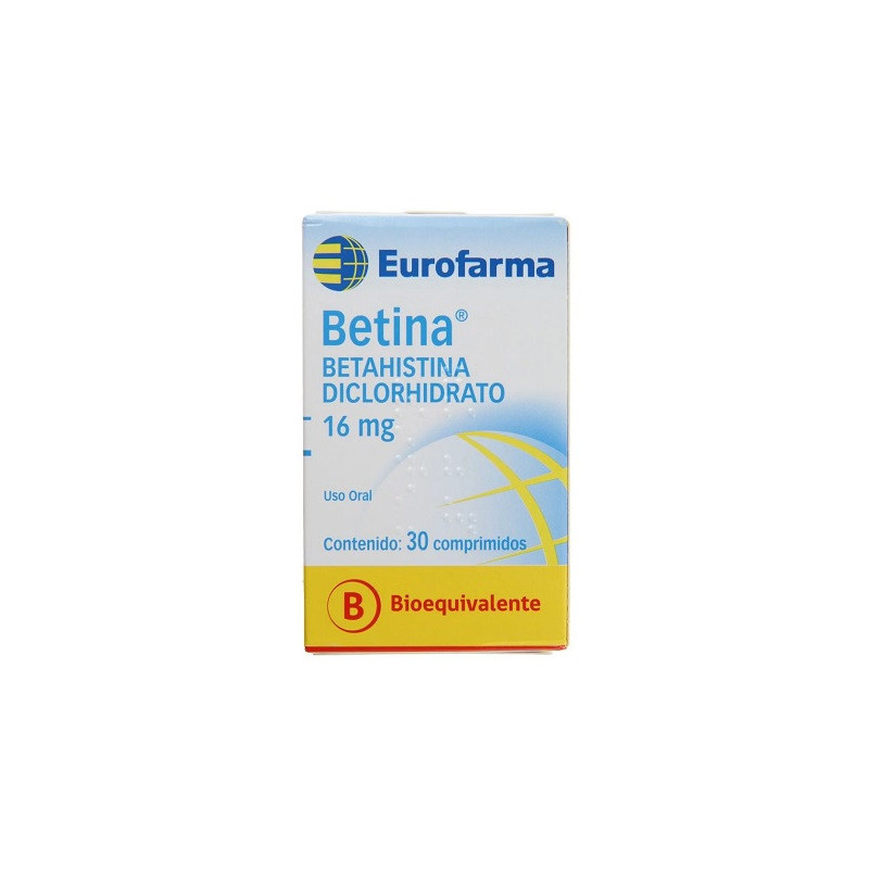 Betina 16 mg 30 comprimidos