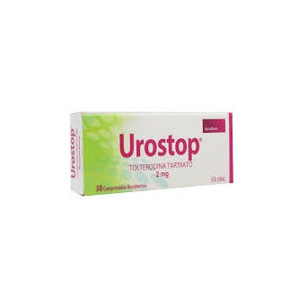 Urostop 2 mg. 30 comprimidos recubiertos