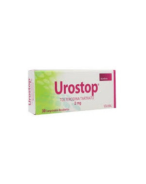 Urostop 2 mg. 30 comprimidos recubiertos