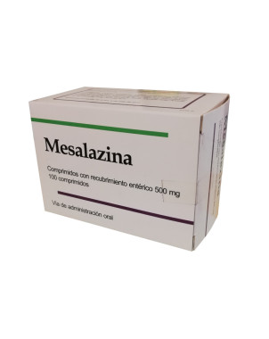 Mesalazina 500 mg 100 comprimidos
