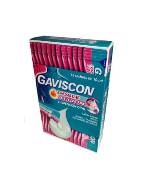Gaviscon Doble Acción 12 sachets de 10 mL