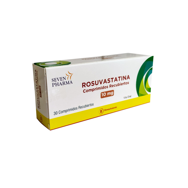 Rosuvastatina 10 mg. 30 comp. Lab Seven Pharma