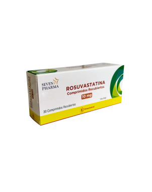 Rosuvastatina 10 mg. 30 comp. Lab Seven Pharma