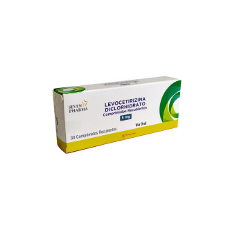 Levocetirizina 5 Mg 30 Comprimidos Lab Hetero