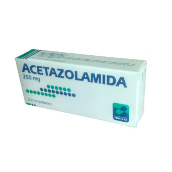 Acetazolamida 250 mg. 20 comp.