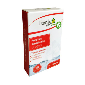 Parches resistentes al agua x 10