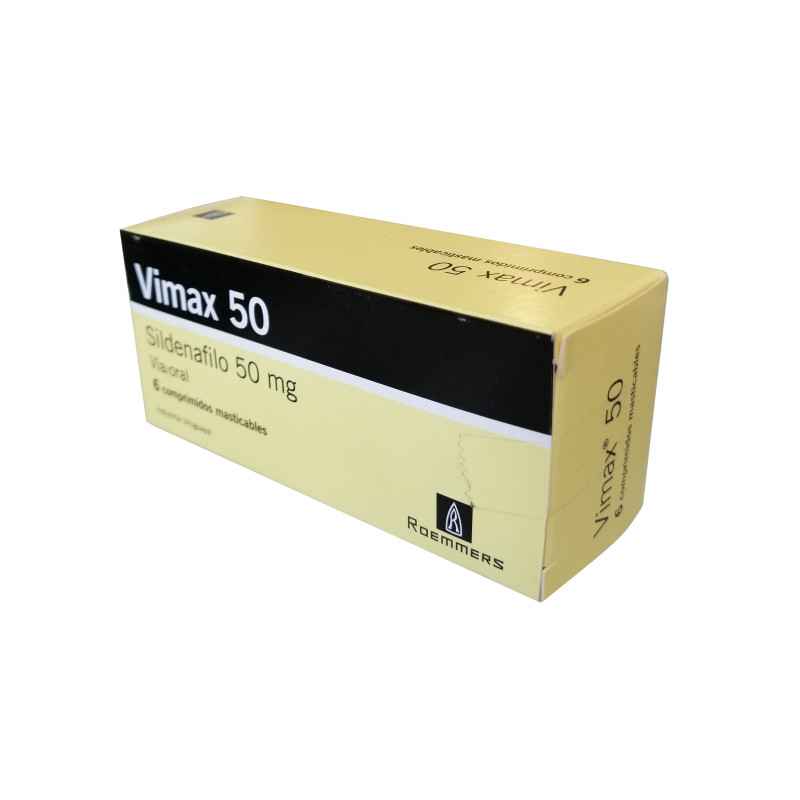 Vimax 50 mg 6 comprimidos masticables