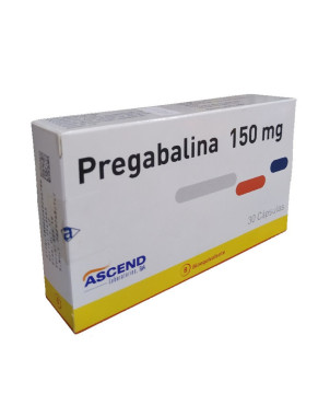 Pregabalina 150 mg x 30 cápsulas