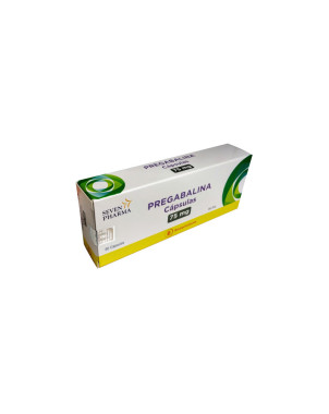 Pregabalina 75 Mg 30 Capsulas Seven Pharma