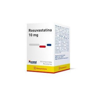 Rosuvastatina 10 mg 30 comprimidos Lab. Ascend