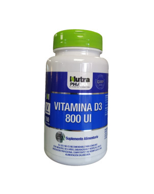 Vitamina D3 800 UI 100 comprimidos