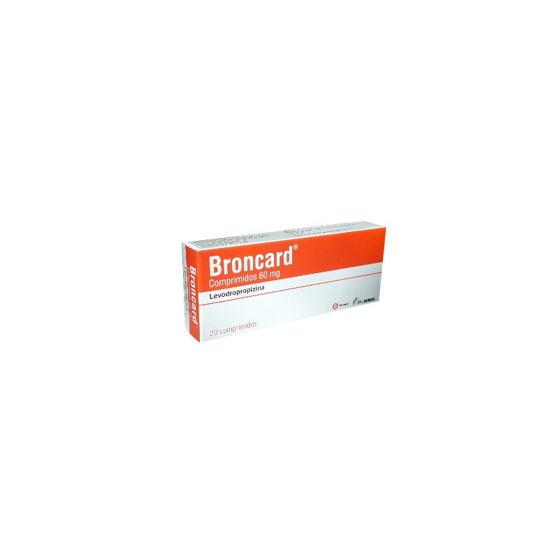 Broncard 60 mg x 20 comprimidos