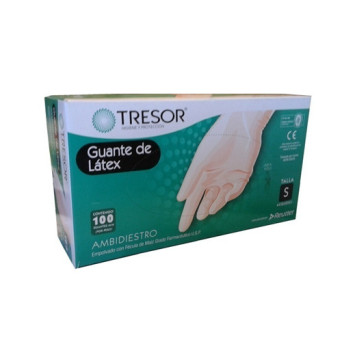 Guante De Latex Talla M 100 Unidades C/Polvo  Reutter