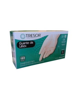 Guante De Latex Talla M 100 Unidades C/Polvo  Reutter