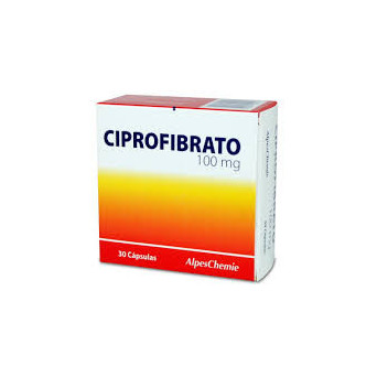 Ciprofibrato 100 mg 30 cápsulas