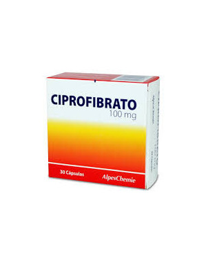 Ciprofibrato 100 mg 30 cápsulas