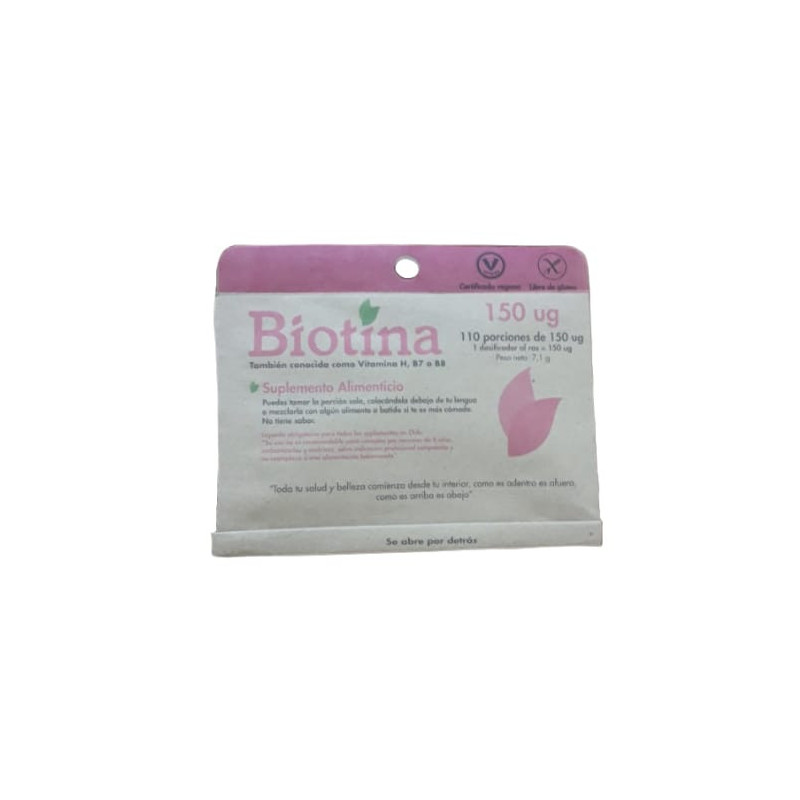 Biotina 150 ug 110 porciones Dulzura Natural