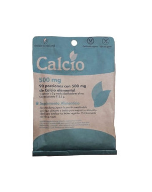 Calcio 500 mg 90 porciones Dulzura Natural