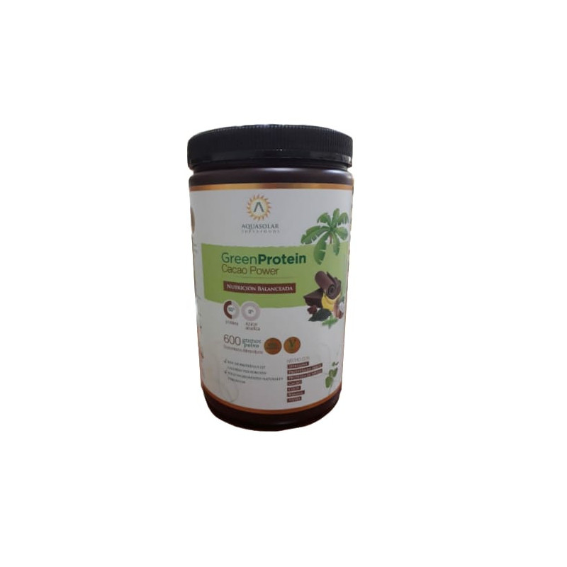 Green Protein Cacao Power 600 gr Aquasolar