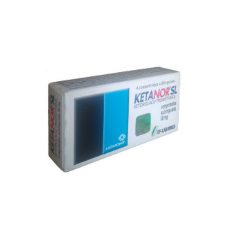 Ketanor SL 30 mg 4 comprimido sublingual
