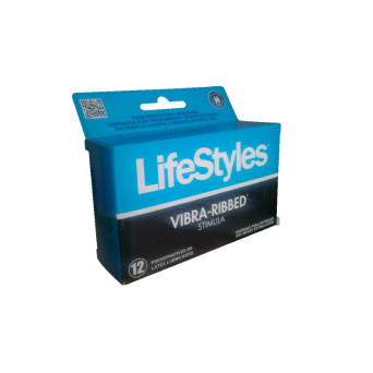 LifeStyles Preservativo Vibra-Ribbed 12 Unidades