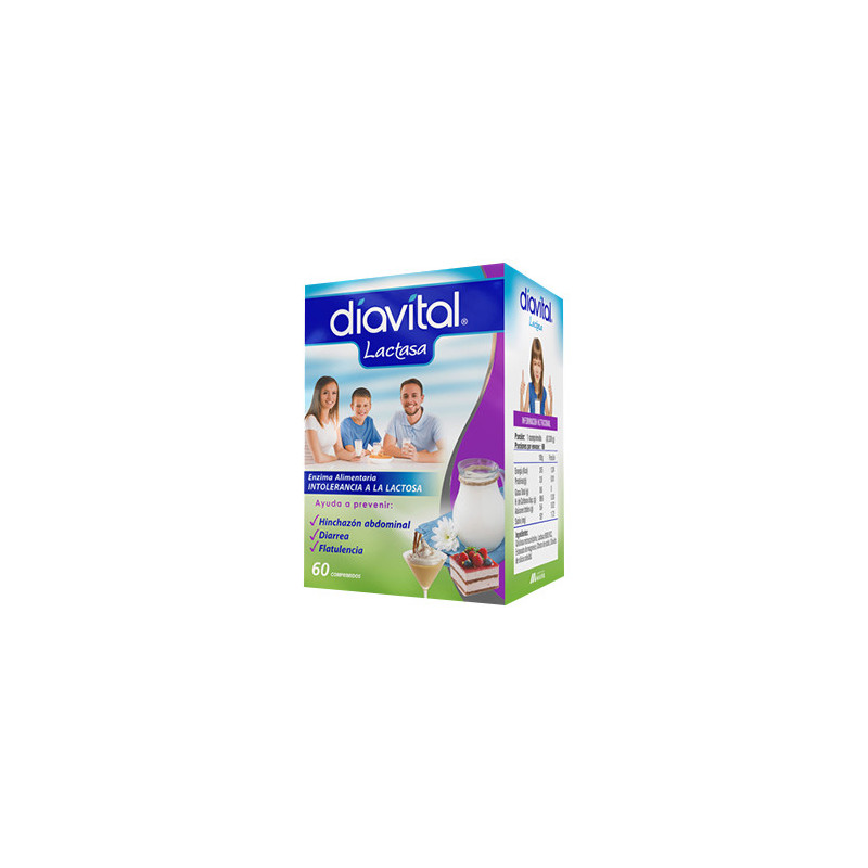 Diavital lactasa 9000 FCC 30 comprimidos