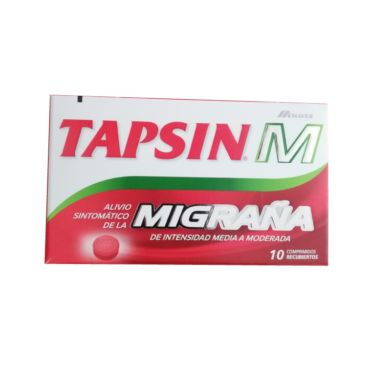 Tapsin M ( Migraña ) x 10 Comprimidos