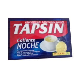 Tapsin Limonada Caliente Noche 1 Sobre