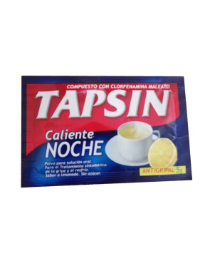 Tapsin Limonada Caliente Noche 1 Sobre