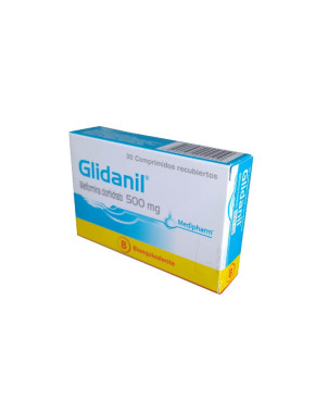 Glidanil 500 mg. 30 comprimidos recubiertos