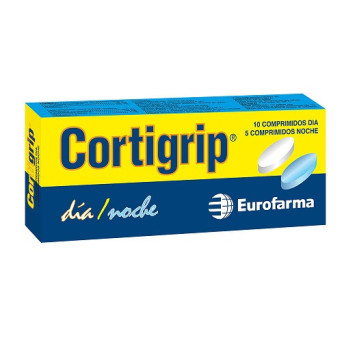 Cortigrip Dia y Noche 15 Comprimidos