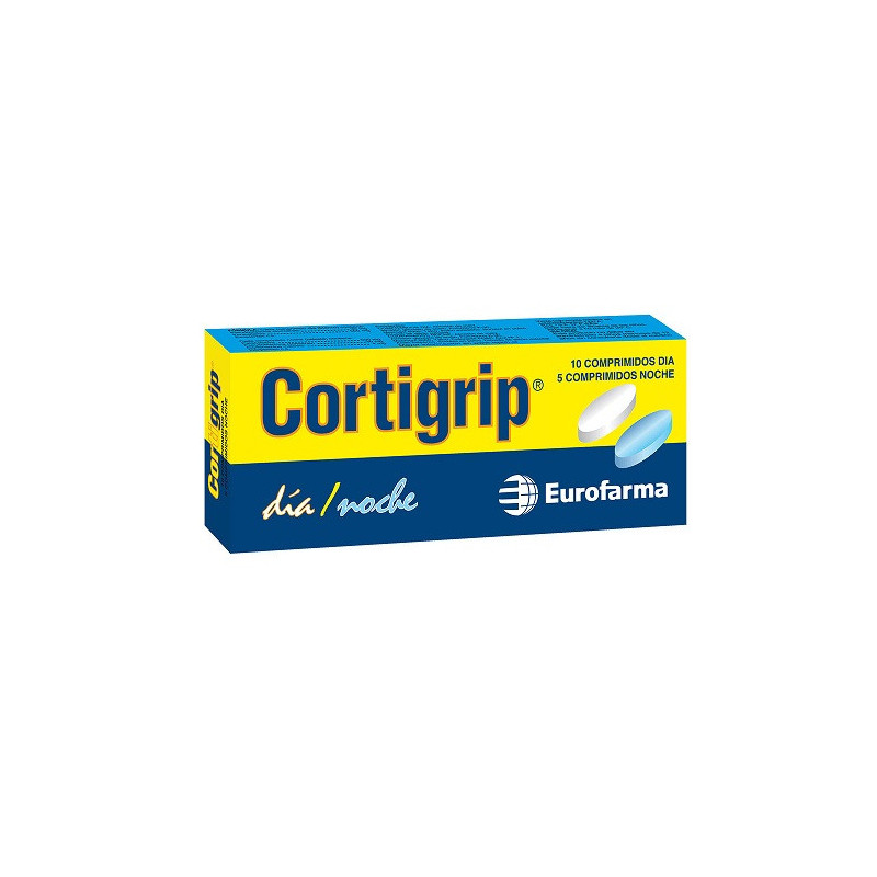 Cortigrip Dia y Noche 15 Comprimidos
