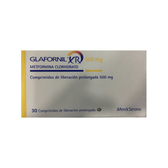 Glafornil XR 500 mg 30 comprimidos de Liberacion Prolongada