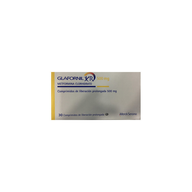 Glafornil XR 500 mg 30 comprimidos de Liberacion Prolongada