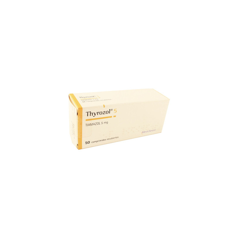Thyrozol 5 mg 50 comprimidos