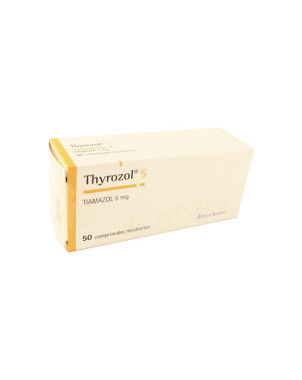Thyrozol 5 mg 50 comprimidos
