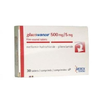 Glucovance 500/5 Mg 30 comprimidos