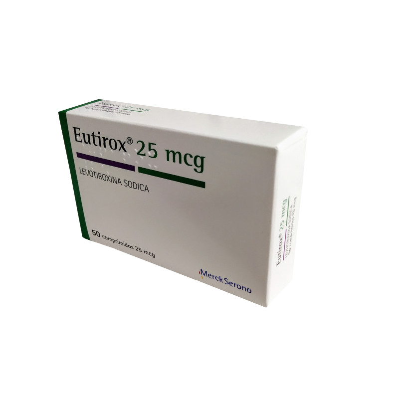 Eutirox 25 mcg 50 comprimidos