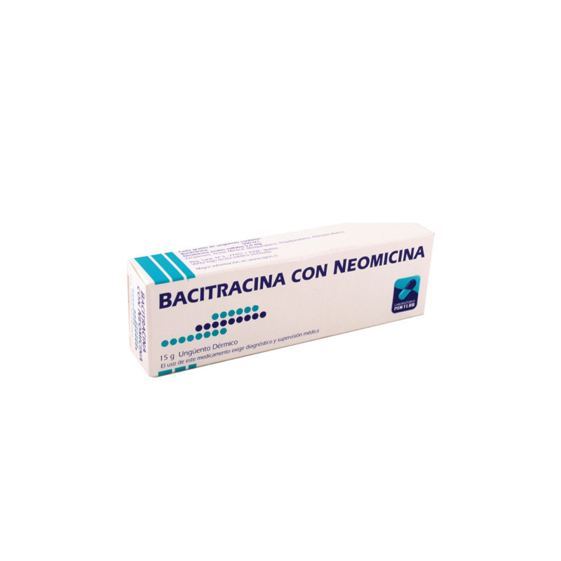 Bacitracina con Neomicina unguento x 15 g