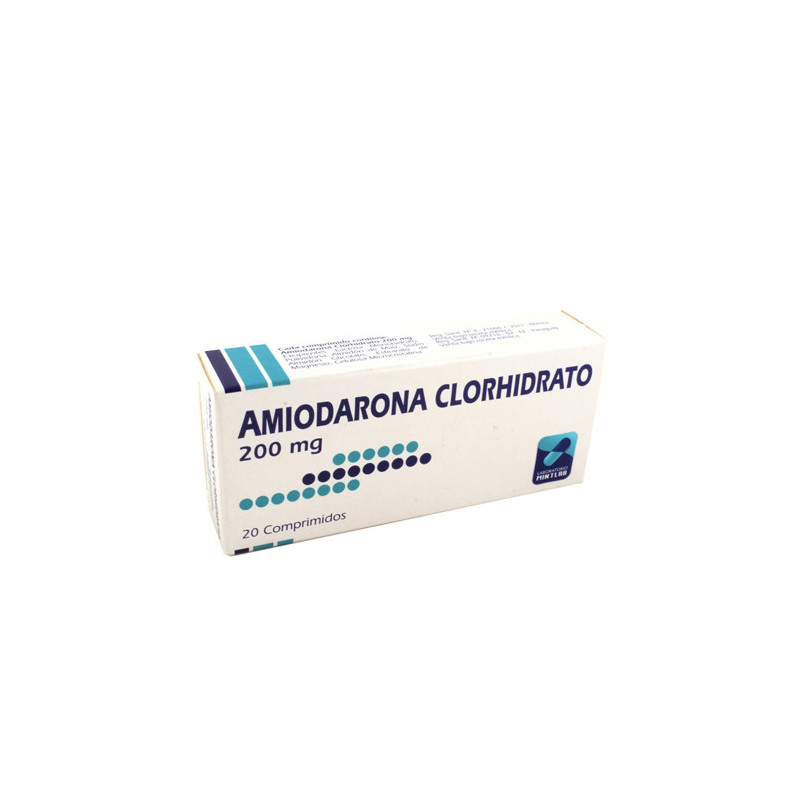 Amiodarona Clorhidrato 200 mg x 20 comp