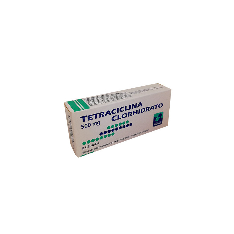 Tetraciclina 500 mg x 8 cáps