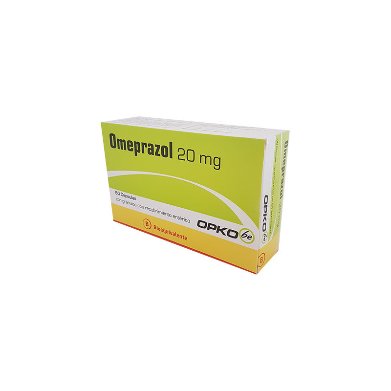 Omeprazol 20 mg x 60 Capsulas Opko