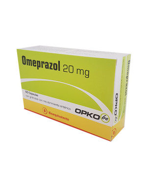 Omeprazol 20 mg x 60 Capsulas Opko