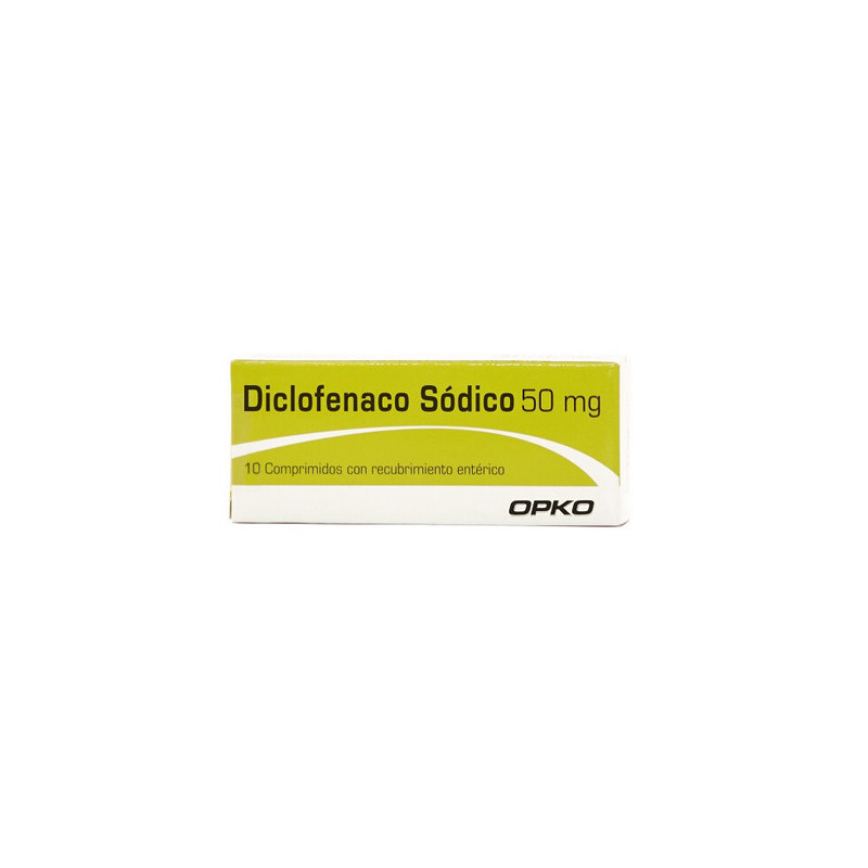 Diclofenaco 50 mg x 10 comprimidos Opko
