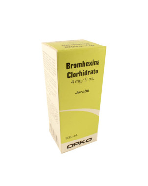 Bromhexina Infantil 4 mg Jarabe x 100 ml