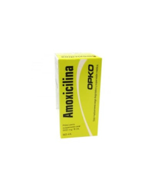 Amoxicilina 500 mg/5mL suspension 60 mL