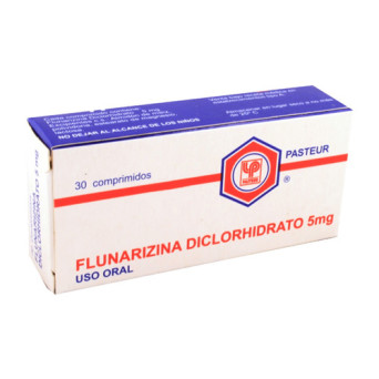 Flunarizina Diclorhidrato 5 mg. 30 comp.