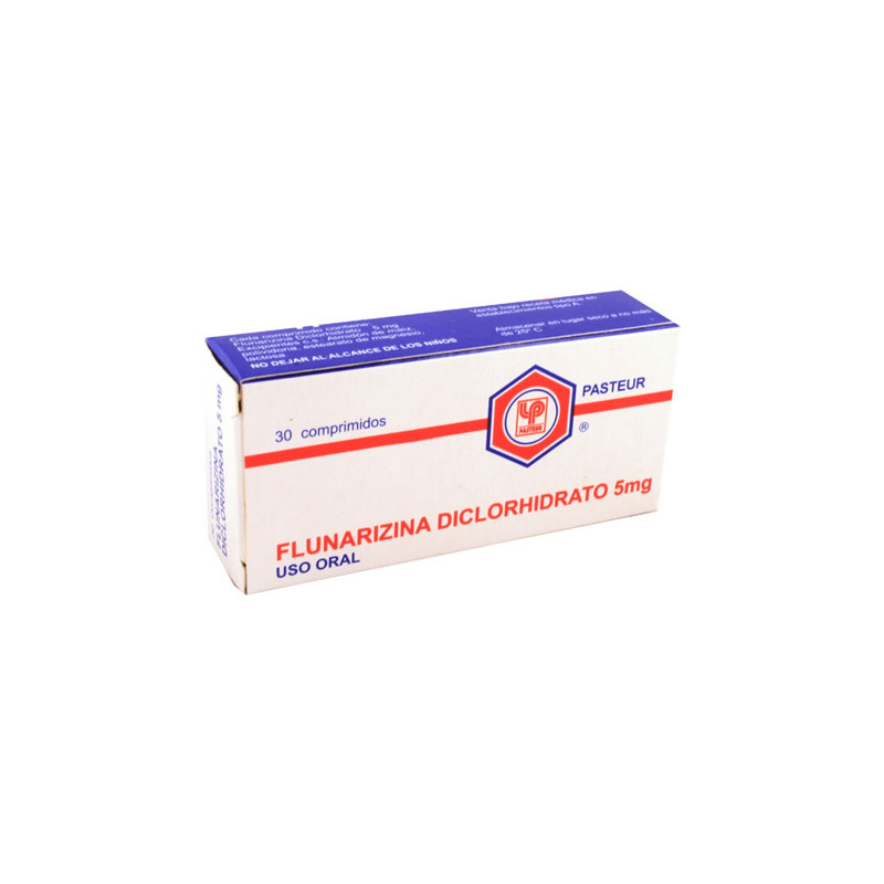 Flunarizina Diclorhidrato 5 mg. 30 comp.