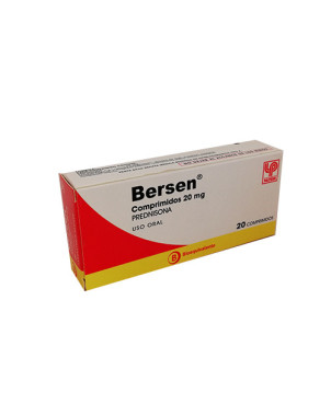 Bersen 20 Mg 20 Comprimidos