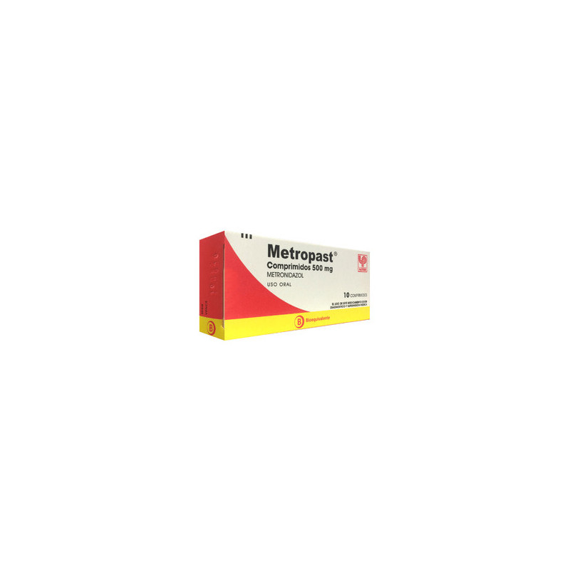 Metropast 500 mg 10 comprimidos